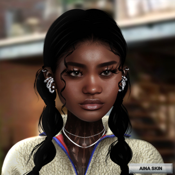 Second Life Marketplace - SxS - AINA SKIN (EBONY)